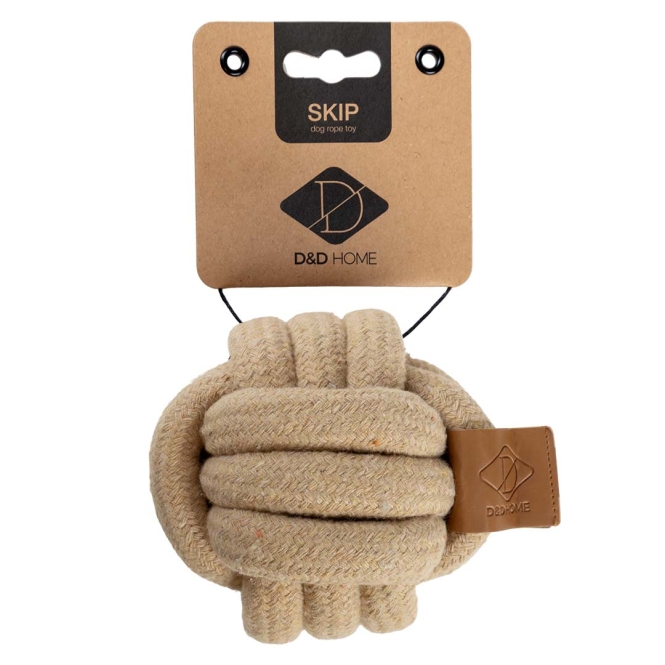D&D Baumwollspielzeug Skip - sand - 6x6x6 cm – Bild 3