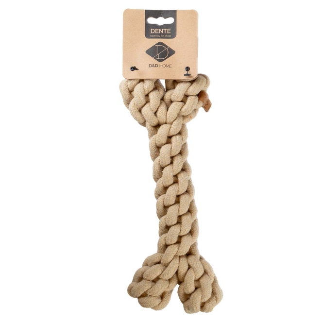D&D Baumwollspielzeug Dente - sand - 30x10x5 cm – Bild 2