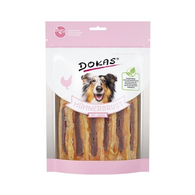 Dokas Dog Snack Hühnerbrust mit Leber 220 g
