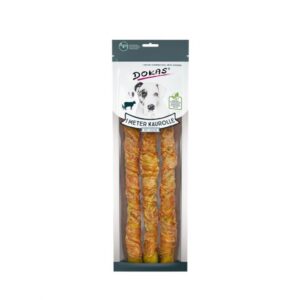 Dokas Dog Snack 1m Kaurolle mit Huhn - 315 g