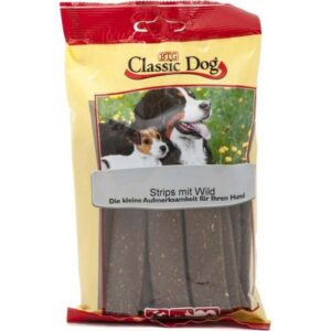 Classic Dog Snack Strips mit Wild 200 g