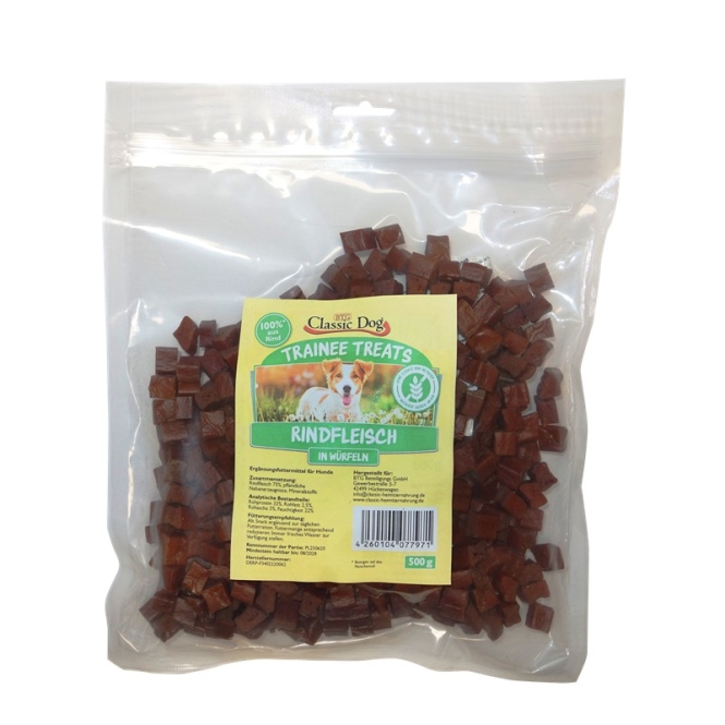 Classic Dog Trainee Treats Rindfleischwürfel - 500 g – Bild 2
