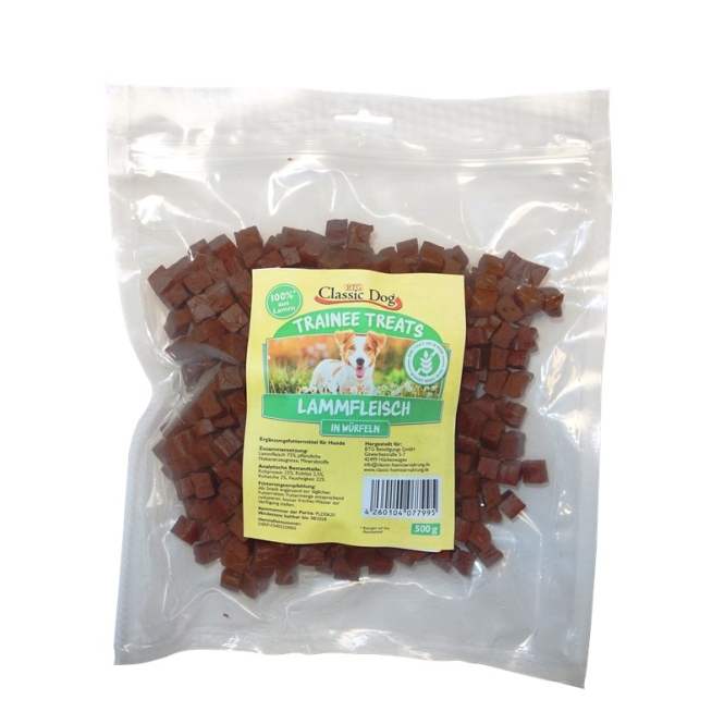 Classic Dog Trainee Treats Lammfleischwürfel - 500 g – Bild 2