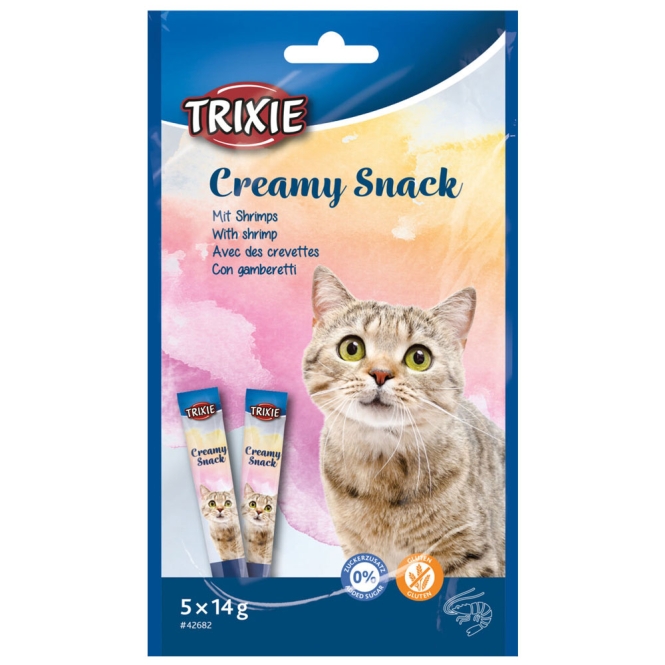 Trixie Creamy Snack Shrimp - 5 × 14 g