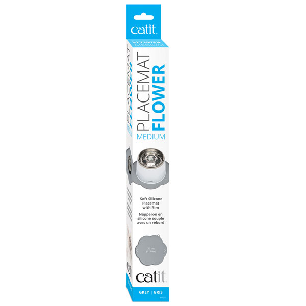 CATIT Silikonmatte Blume - 30 cm - Grau – Bild 4