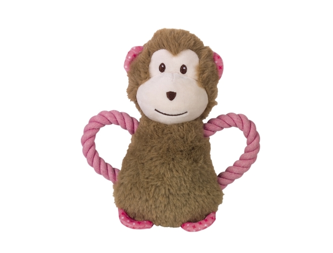 Nobby Plüschaffe mit Seil - 21 cm