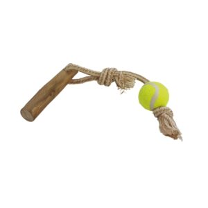 Nobby Kaffeeholz mit Seil - 40 cm