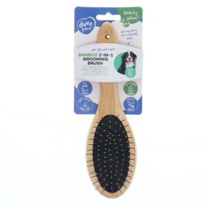 Duvoplus Bamboo 2-in-1 Pflegebürste - 23x7 cm