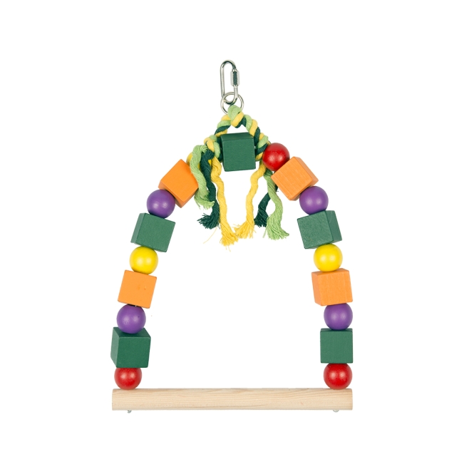 Duvoplus bunte Vogelschaukel - 20x29 cm
