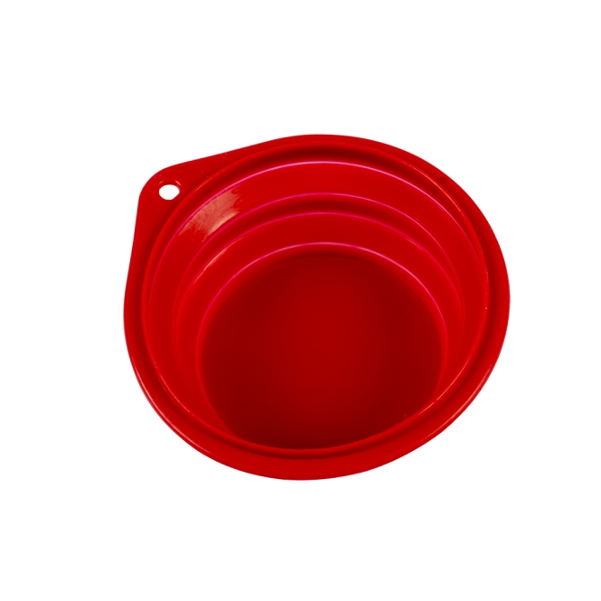 Duvo Silikon-Reisenapf - rot - 2000 ml-22 cm – Bild 2