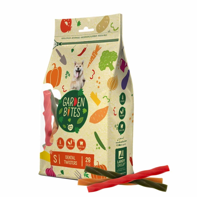 Garden Bites Dental Twisters - S - 13 cm / 28 Stück