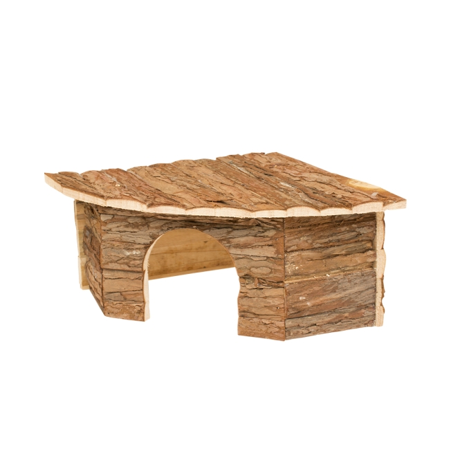 Duvoplus Eck-Kleintierhaus mit Rinde - 22 x 22 x 13 cm – Bild 2