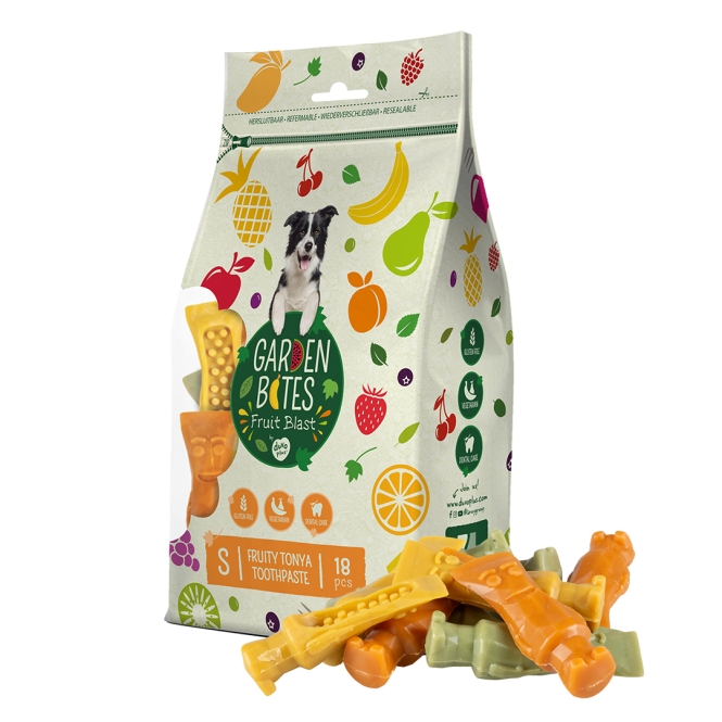 Garden Bites Fruity Tonya Toothpaste - S - 7,8 cm / 18 Stück