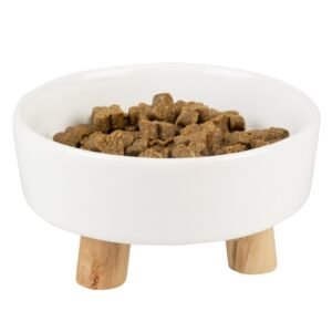 Duvoplus Keramiknapf Stone UP Timber - weiß - 200 ml - 11,5x11,5x6 cm