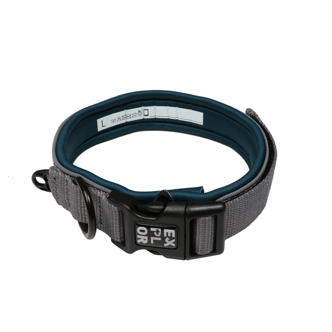 Duvoplus EXPLOR Ultimate Fit Comfy Halsband Classic - petrol blue - XS - 30-33 cm