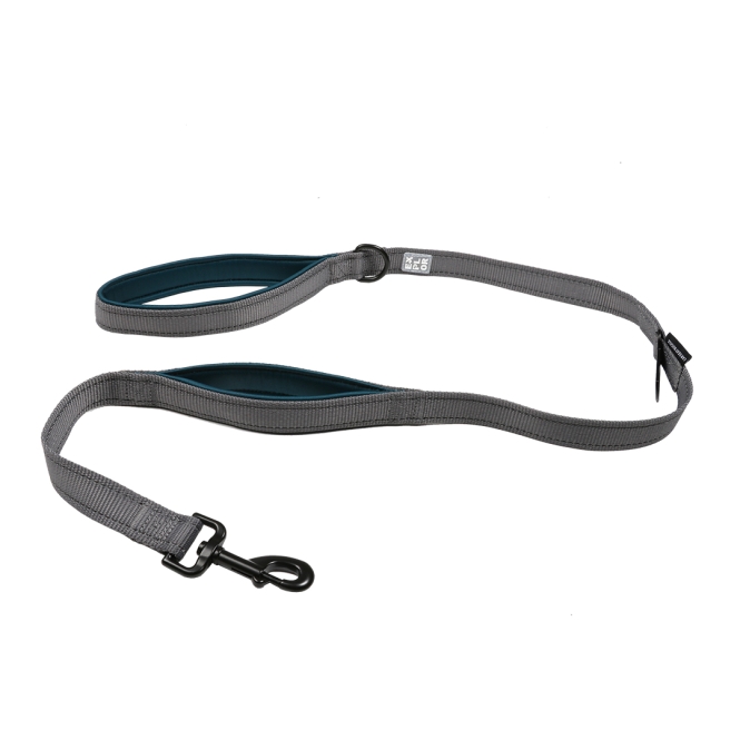 Duvoplus EXPLOR Ultimate Fit On-The-Road-Leine Classic - petrol blue - 130 cm - 16mm