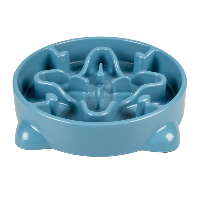 Duvoplus Anti-Schlingnapf - petrolblau - 1000 ml / 32x32x6 cm – Bild 2