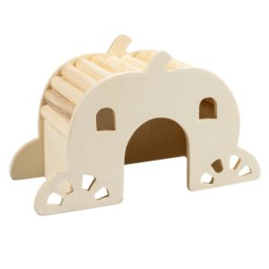 Duvoplus Brückenhaus aus Holz - 15 x 7 x 9 cm