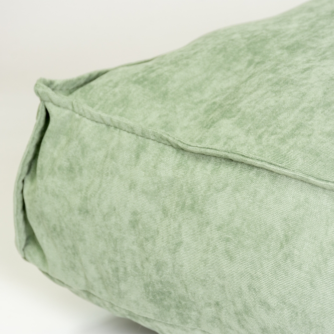 Duvoplus Kissen Velvet rechteckig - grün - 56x40x13 cm – Bild 4