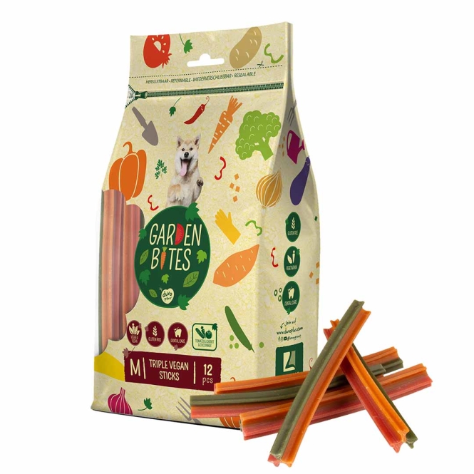 Garden Bites Dreifach Vegane Sticks - M - 15 cm / 12 Stück