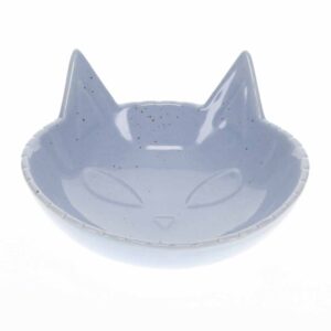 Duvoplus Futternapf Stone Kitty Face - blau