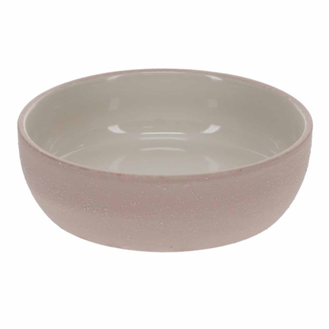 Duvoplus Keramiknapf Stone Sandy Coral Rosa - 380 ml - 14x14x4 cm
