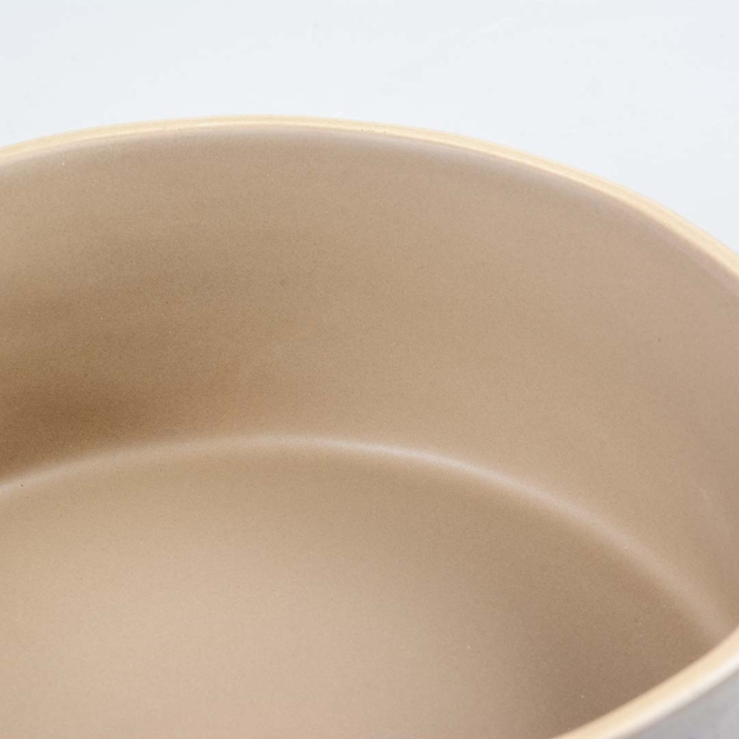 Duvoplus Keramiknapf Stone Wavy Dune - 800 ml - 16x16x6 cm – Bild 3