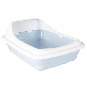 Duvoplus Katzentoilette Birba mit Rand - Azzuro - L - 56 x 39 x 21,5 cm