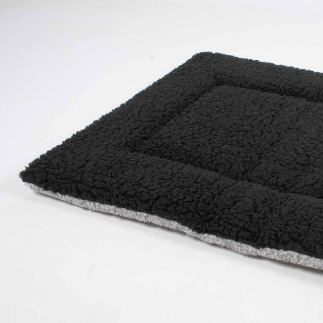 Duvoplus Hundematte Sherpa ECO - Grau - 107 x 71 cm – Bild 3