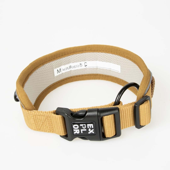 Duvoplus EXPLOR Ultimate Fit Control Halsband Classic - honey gold - S - 34-38 cm – Bild 2