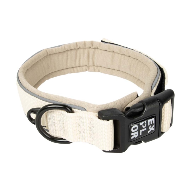 Duvoplus EXPLOR Ultimate Fit Comfy Halsband Fashion - Antique White - M - 39-44 cm