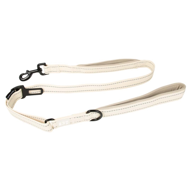 Duvoplus EXPLOR Ultimate Fit On-The-Road-Leine Fashion - antique white - 130 cm - 16mm