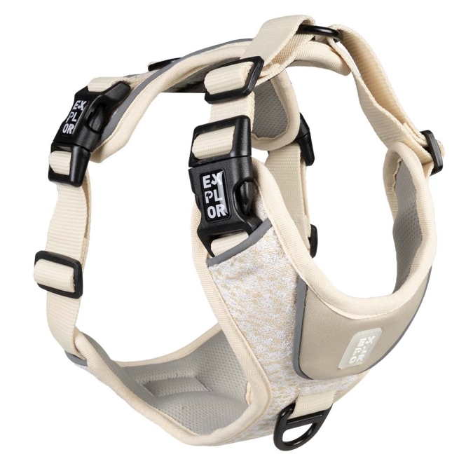 Duvoplus EXPLOR Ultimate Fit No-Pull-Geschirr - antique white - XL - 52-66 cm - 71-104 cm