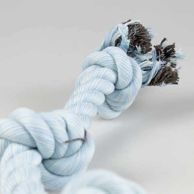 Duvoplus Flossy Seil mit 3 Knoten - blau – Bild 3