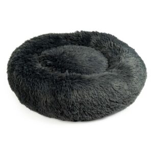 Duvoplus Donutbett Snug - dunkelgrau - L - 80x80x17 cm