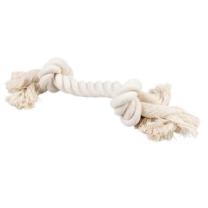 Duvoplus ECO Baumwoll-Tau mit 2 Knoten - weiß - 44 cm / 285 g