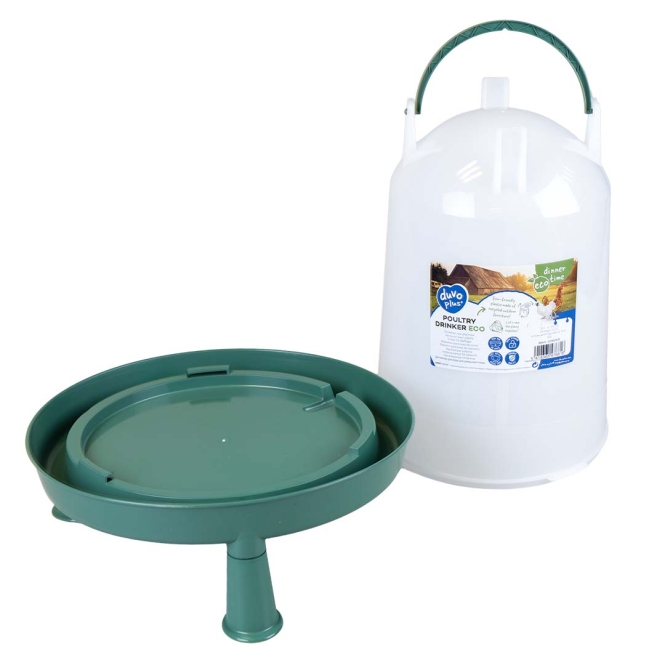 Duvoplus Hühner-Tränke mit Griff & Füßen ECO - 10 Liter – Bild 4