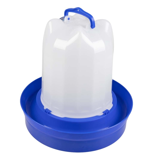 Duvoplus Trinksilo Royal mit Griff - blau - 8 L - 35x35x33 cm