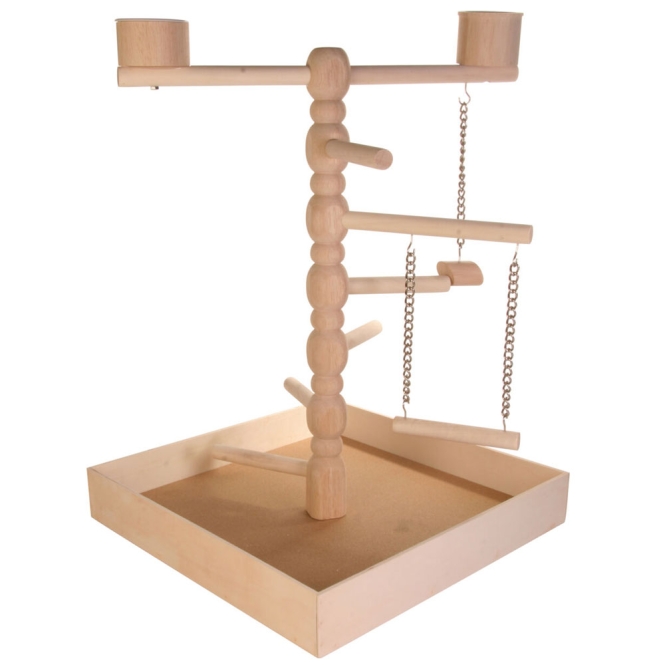Trixie Spielplatz für Papageien - 41 x 55 x 41 cm