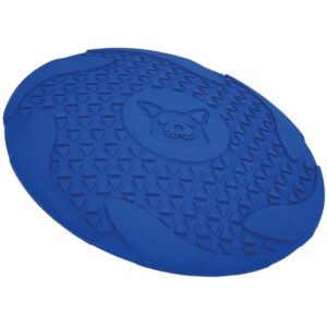 Nobby Vollgummi Frisbee blau - 23 cm