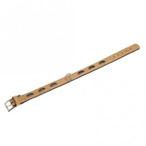 Karlie Art Buffalo Oak Halsband - Beige/Schwarz, 70 cm, 40mm
