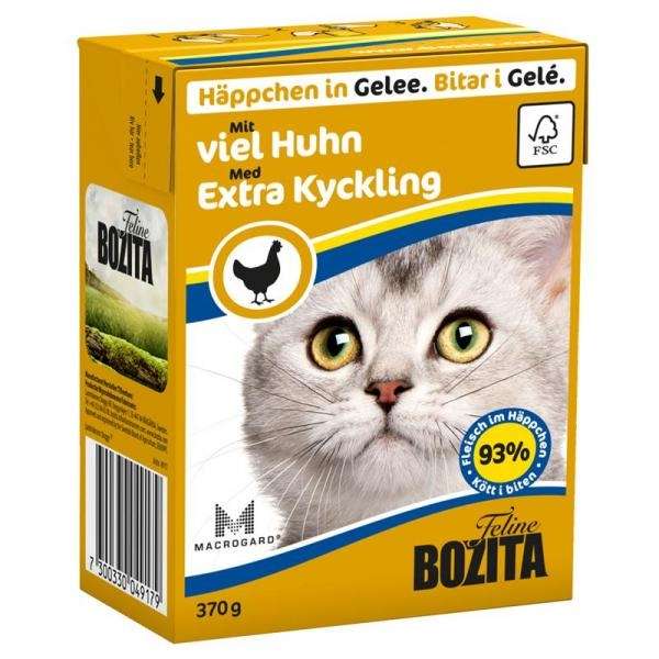 Bozita Cat Tetra Recard Häppchen in Gelee mit viel Huhn 370 g – Bild 2
