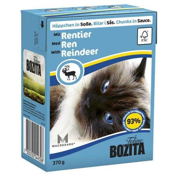 Bozita Cat Tetra Recard Häppchen in Soße Rentier 370 g – Bild 2