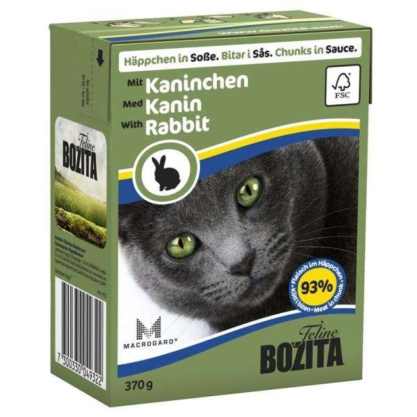 Bozita Cat Tetra Recard Häppchen in Soße Kaninchen 370 g – Bild 2