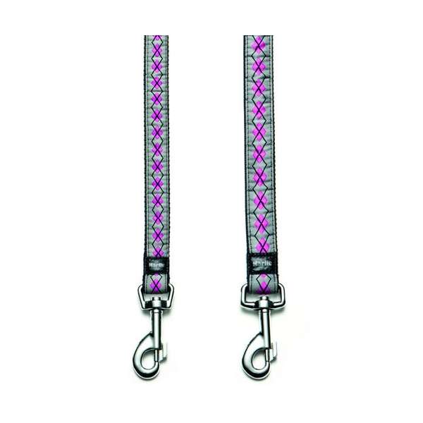 Karlie Art Joy Plus Leine RHOMBUS - Pink - 100 cm x 20mm