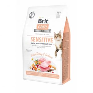 Brit Care Cat Grain-Free - Sensitive - Healthy Digestion - 2 kg