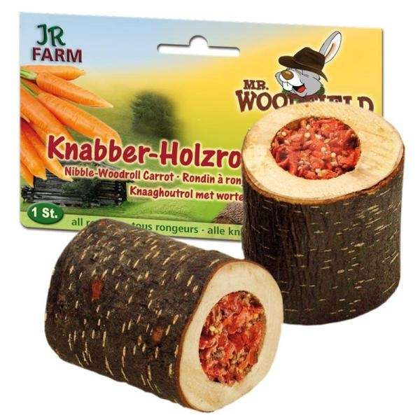 JR Farm Knabber-Holzrolle mit Karotten 150 g – Bild 2
