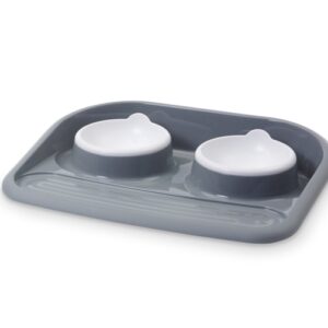 Savic Futterstation Butler grau - 2x 300 ml