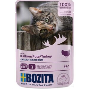 Bozita Pouch Häppchen in Soße mit Pute 85 g