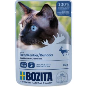 Bozita Pouch Häppchen in Gelee mit Rentier 85 g